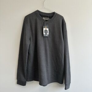 NWT BC Clothing Co Men Sherpa Lined Thermal Long Sleeve‎ Size M Button Up Soft